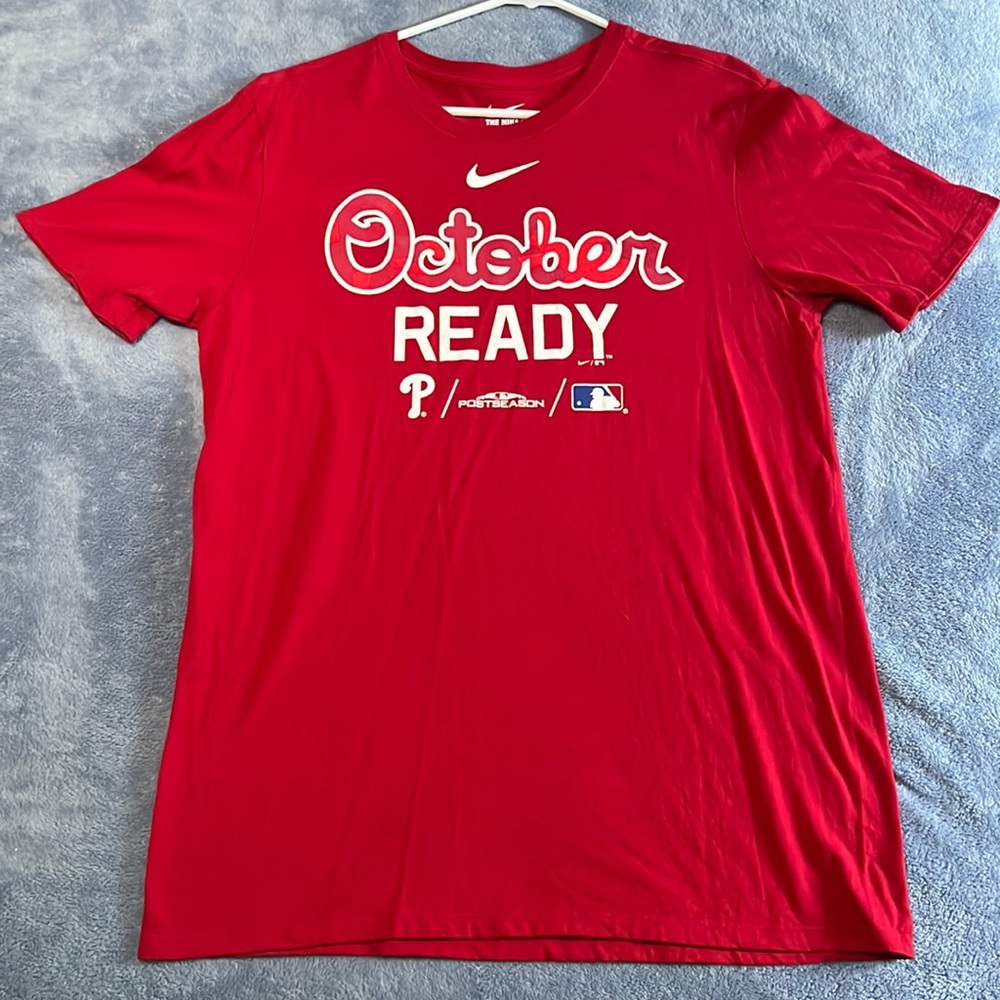 Nike Phillies “October Ready” postseason shirt